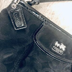 Coach mini wristlet bag